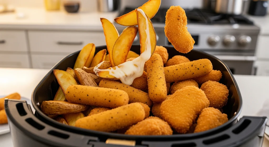 Túlzsúfolt air fryer